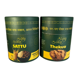 Bihari Thekua (150gm) - Whole Channa Sattu (250gm) Combo